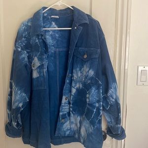 BDG Tie Dye Denim Jacket by Urban Outfitters M